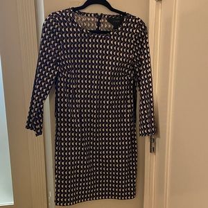 J. crew dress scallop print Women’s sz 4